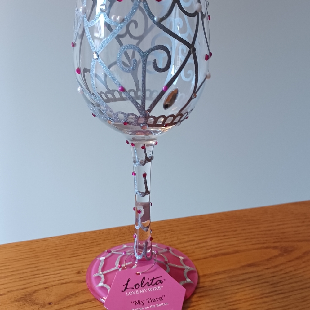 EUC Lolita "My Tiara" Wine Glass